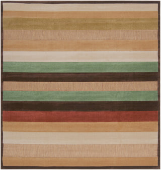 Surya Portera PRT-1003 Rust Area Rug 7'6'' Square