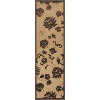 Surya Portera PRT-1007 Mocha Area Rug 2'6'' x 7'10'' Runner