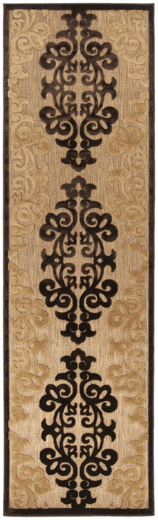 Surya Portera PRT-1020 Mocha Area Rug 2'6'' x 7'10'' Runner