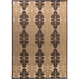 Surya Portera PRT-1020 Mocha Machine Loomed Area Rug 7'10'' X 10'8''