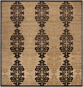 Surya Portera PRT-1020 Mocha Area Rug 7'6'' Square