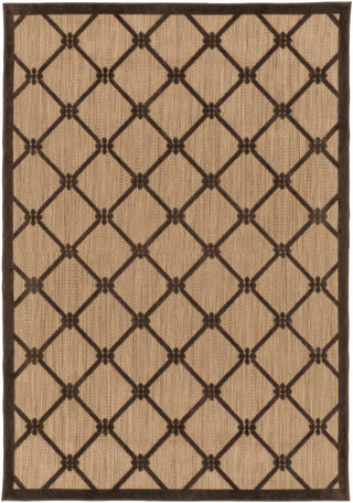 Surya Portera PRT-1025 Chocolate Area Rug 4'7'' x 6'7''