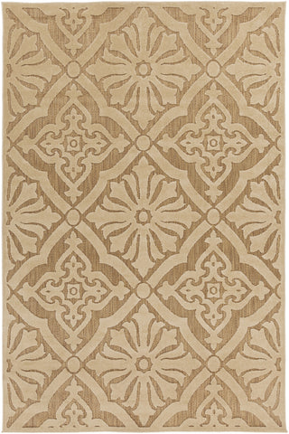 Surya Portera PRT-1055 Gold Area Rug 5' x 7'6''