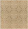 Surya Portera PRT-1055 Gold Area Rug 7'6'' Square