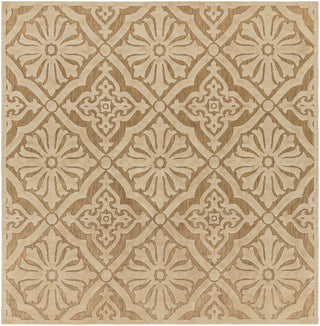 Surya Portera PRT-1055 Gold Area Rug 7'6'' Square