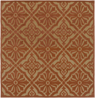 Surya Portera PRT-1056 Rust Area Rug 7'6'' Square