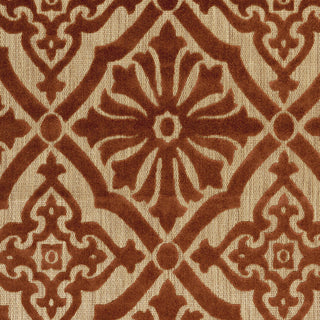 Surya Portera PRT-1056 Rust Machine Loomed Area Rug Sample Swatch