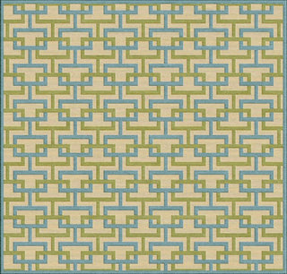 Portera PRT-1060 Blue Area Rug by Surya 7'6'' Square