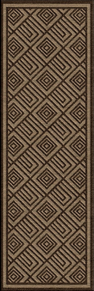 Portera PRT-1071 Brown Area Rug by Surya 2'6'' X 7'10'' Runner