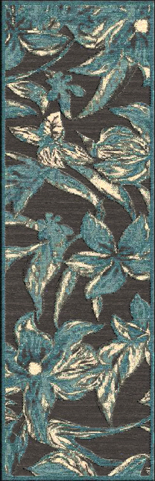 Portera PRT-1072 Blue Area Rug by Surya 2'6'' X 7'10'' Runner