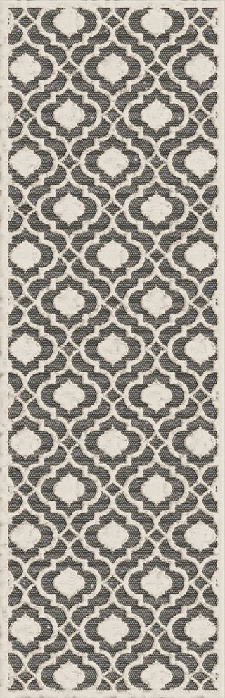 Portera PRT-1075 White Area Rug by Surya 2'6'' X 7'10'' Runner