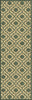 Portera PRT-1076 Green Area Rug by Surya 2'6'' X 7'10'' Runner