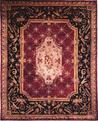 Kalaty Le Palais PS-501 Plum Red/Ivory Area Rug main image