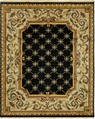 Kalaty Le Palais PS-510 Black/Ivory Area Rug