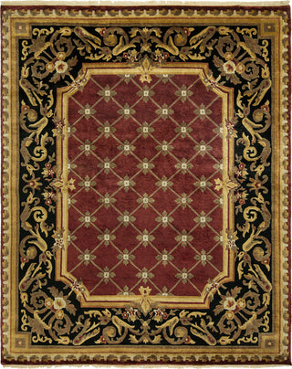 Kalaty Le Palais PS-521 Plum Red Area Rug