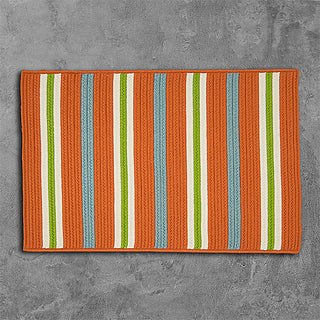 Colonial Mills Painter Stripe PS21 Tangerine Area Rug main image