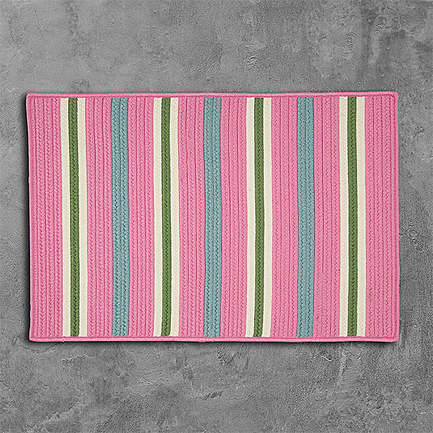 Colonial Mills Painter Stripe PS71 Spring Pink Area Rug main image