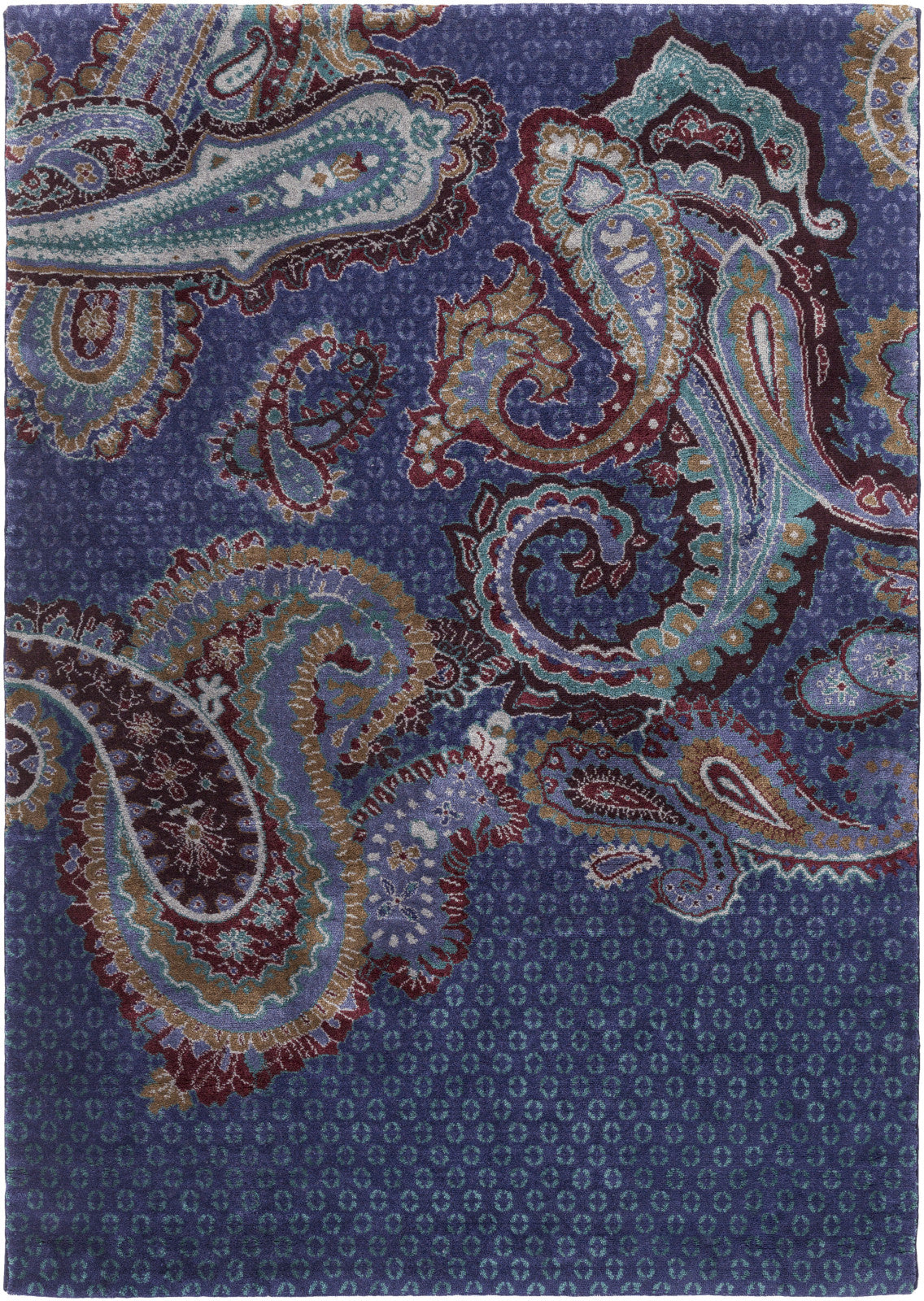 Surya PaisGeo PSG-1000 Blue Area Rug by Ted Baker