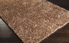 Surya Prism PSM-8002 Mocha Shag Weave Area Rug 5x8 Corner