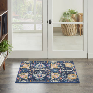 Nourison Passion PSN01 Navy Area Rug