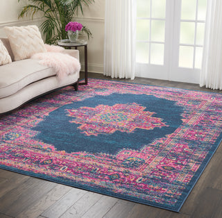 Nourison Passion PSN03 Blue Area Rug