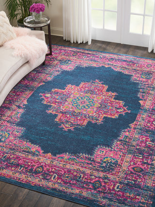 Nourison Passion PSN03 Blue Area Rug