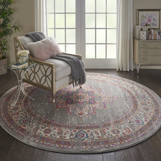 Nourison Passion PSN03 Grey Area Rug Room Scene 2