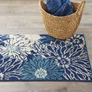 Nourison Passion PSN17 Navy/Ivory Area Rug