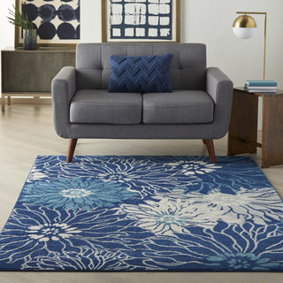 Nourison Passion PSN17 Navy/Ivory Area Rug