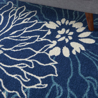 Nourison Passion PSN17 Navy/Ivory Area Rug