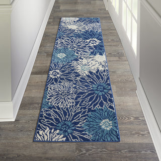 Nourison Passion PSN17 Navy/Ivory Area Rug