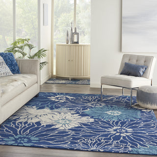 Nourison Passion PSN17 Navy/Ivory Area Rug