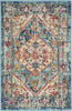 Nourison Passion PSN23 Ivory/Light Blue Area Rug
