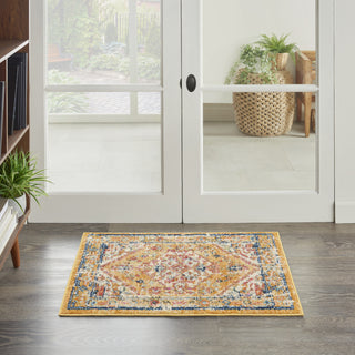 Nourison Passion PSN23 Ivory/Yellow Area Rug