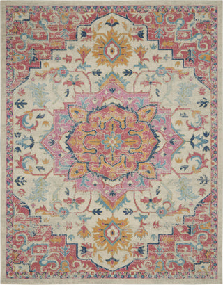 Passion PSN25 Ivory/Pink Area Rug by Nourison