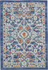 Nourison Passion PSN28 Blue/Multicolor Area Rug