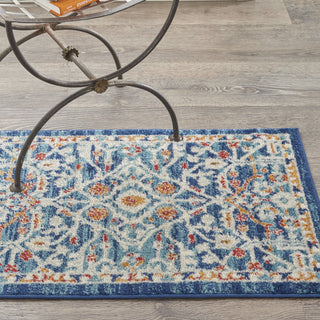 Nourison Passion PSN28 Blue/Multicolor Area Rug