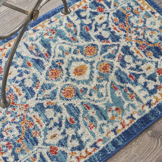 Nourison Passion PSN28 Blue/Multicolor Area Rug