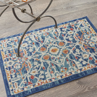 Nourison Passion PSN28 Blue/Multicolor Area Rug