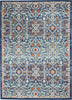 Nourison Passion PSN28 Blue/Multicolor Area Rug