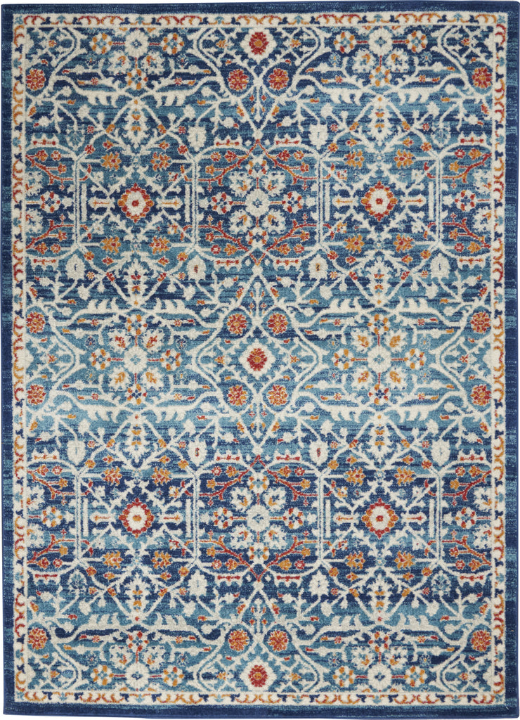 Nourison Passion PSN28 Blue/Multicolor Area Rug