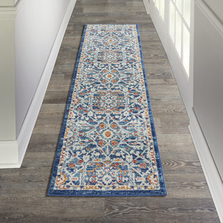 Nourison Passion PSN28 Blue/Multicolor Area Rug