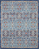 Nourison Passion PSN28 Blue/Multicolor Area Rug