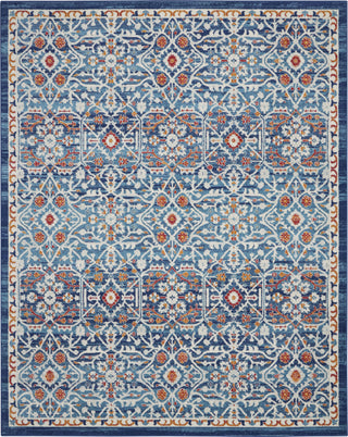 Nourison Passion PSN28 Blue/Multicolor Area Rug