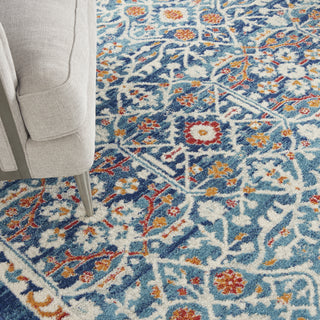 Nourison Passion PSN28 Blue/Multicolor Area Rug