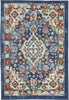 Nourison Passion PSN29 Blue/Multicolor Area Rug
