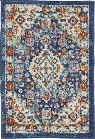 Nourison Passion PSN29 Blue/Multicolor Area Rug