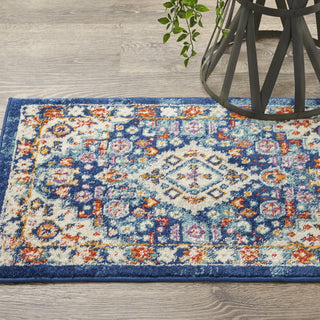 Nourison Passion PSN29 Blue/Multicolor Area Rug