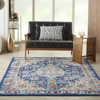 Nourison Passion PSN29 Blue/Multicolor Area Rug