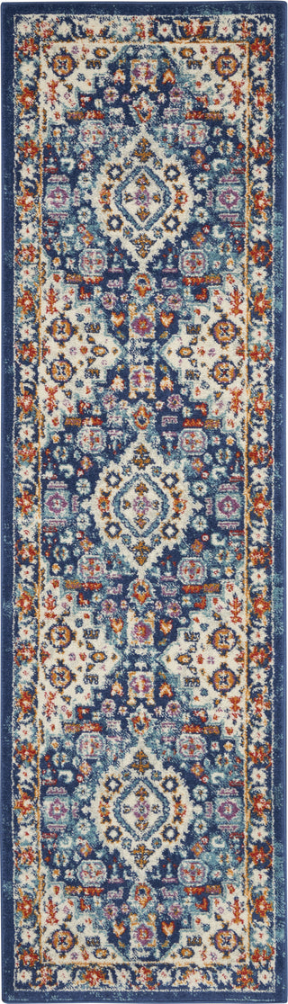 Nourison Passion PSN29 Blue/Multicolor Area Rug